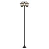 vidaXL Utomhus Solamp with LED Bulb Svart