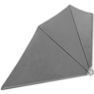 vidaXL Sidomarkis för balkong grå 160x240 cm