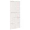 vidaXL Ladug&aring;rdsd&ouml;rr 90 x 2,5 x 208 cm Massiv furu Vit