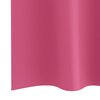 vidaXL M&ouml;rkl&auml;ggningsgardiner med Ringar 2 pcs Klart Pink 140 x 140 cm