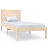vidaXL S&auml;ngram utan madrass 90x200 cm massiv furu