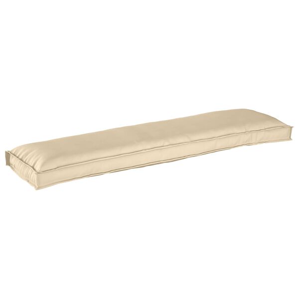 vidaXL Kudde Beige 150 x 40 x 8 cm Oxford Tyg