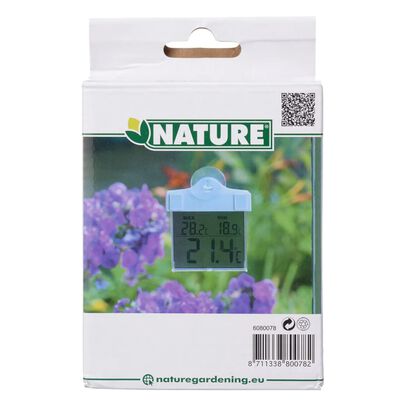 Nature Digital fönstertermometer 13x10x3 cm 6080078