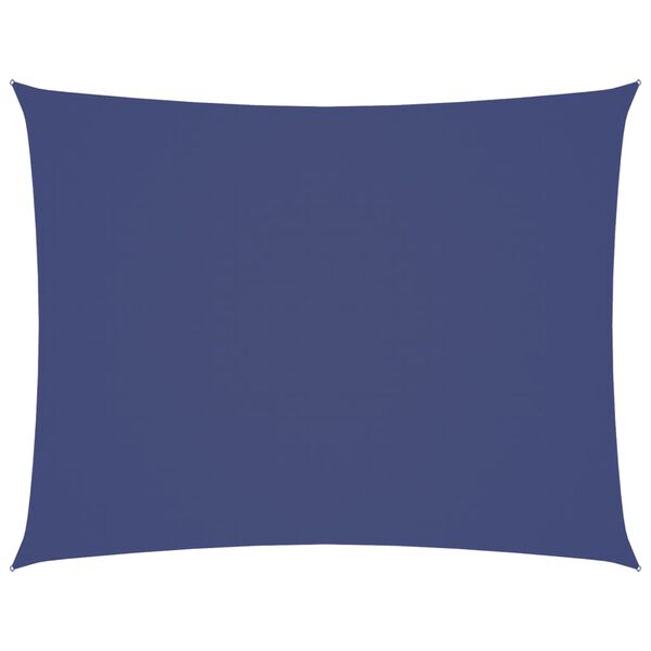 vidaXL Solsegel oxfordtyg rektangul&auml;rt 4x6 m bl&aring;