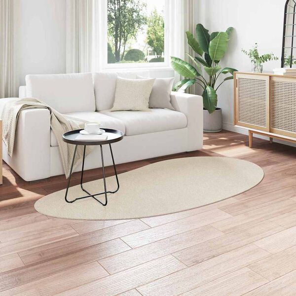 vidaXL Omr&aring;desmattor HUARTE Beige 100 x 200 cm Polyester