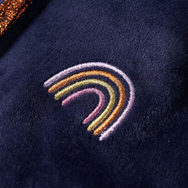 Jacka med huva för barn marinblå 116