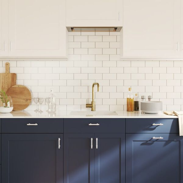 vidaXL Sk&aring;phandtag 20 st silver 64 mm rostfritt st&aring;l