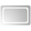 vidaXL Badrumsspegel LED 60x40 cm