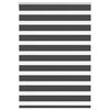 vidaXL Rullgardin zebra svart 110x150 cm tyg bredd 105,9cm polyester
