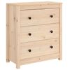 vidaXL Sk&auml;nk 70x35x80 cm massiv furu