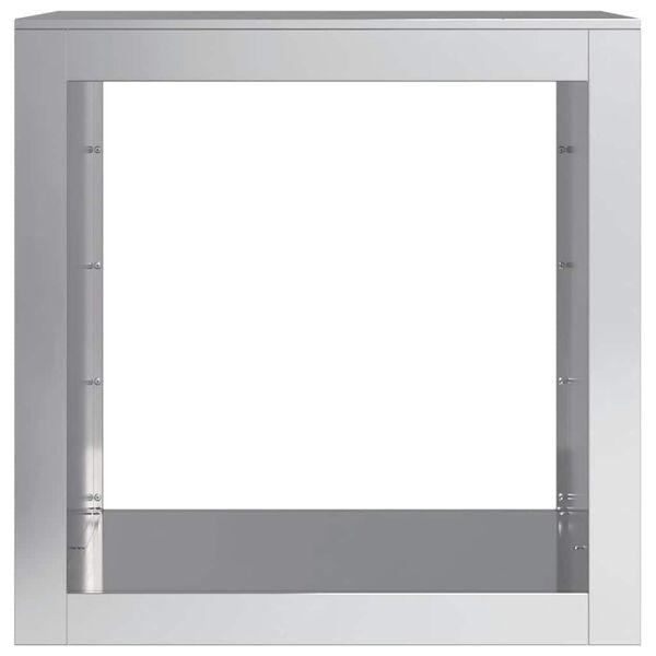 vidaXL Vedställ 60x40x60 cm galvaniserat stål