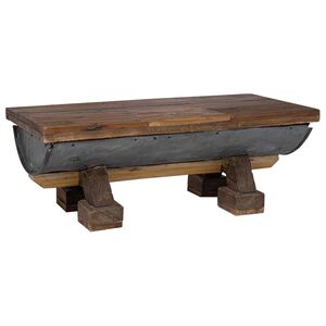 vidaXL Kaffeebord Naturf&auml;rg 90 x 50 x 35 cm tr&auml;