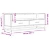 vidaXL Tv-b&auml;nk gr&aring; sonoma 100x34,5x40 cm konstruerat tr&auml; och metall
