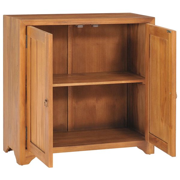 vidaXL Förvaringsskåp 70x30x70 cm massiv teak