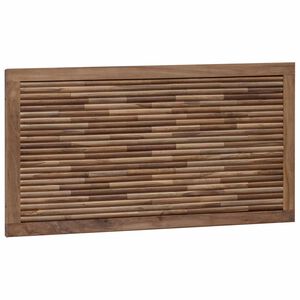 vidaXL Huvudgavel Naturf&auml;rg Massivt teaktr&auml;
