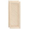 vidaXL Sk&aring;pluckor gallerdesign 2 st 39,5x99 cm massiv furu