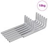 vidaXL Sexkantnyckel 4675 st Silver 20 x 52 mm St&aring;l