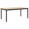vidaXL Matbord Naturf&auml;rg 140 x 80 x 75 cm Massiv furu