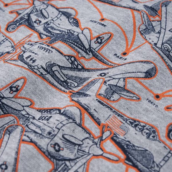 Tr&ouml;ja f&ouml;r barn gr&aring; melange 104