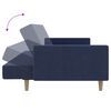 vidaXL B&auml;ddsoffa 2-sits bl&aring; tyg