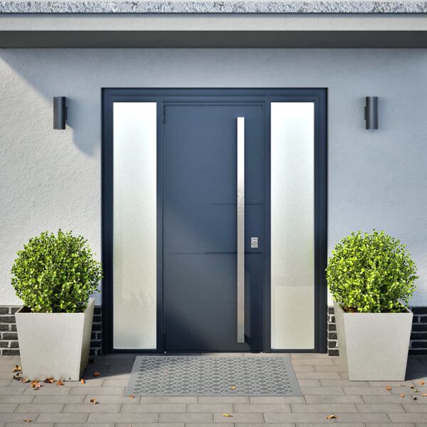 vidaXL Tr&auml;dg&aring;rdskrukor 2 st 50x50x50 cm rostfritt st&aring;l