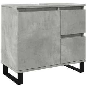 vidaXL Tv&auml;ttst&auml;llssk&aring;p betonggr&aring; 65x33x60 cm konstruerat tr&auml;