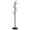 vidaXL Kl&auml;dh&auml;ngare svart 183 cm pulverlackerat j&auml;rn