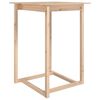 vidaXL Barbord 80x80x110 cm massiv furu