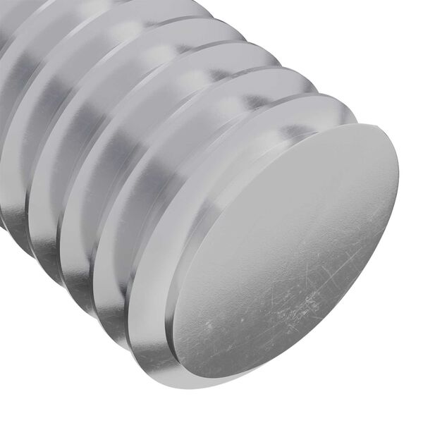 vidaXL Skruv 2 pcs Silver 8 x 25 mm St&aring;l