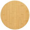vidaXL Bordsskiva &Oslash;50x1,5 cm bambu
