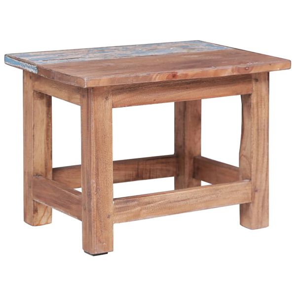 vidaXL Satsbord 2 st massivt mahognyträ