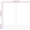 vidaXL Markis manuellt inf&auml;llbar vinr&ouml;d 300x250 cm