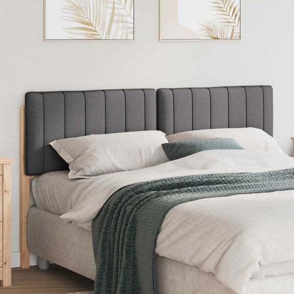 vidaXL Kl&auml;dd s&auml;nggavel Brun och M&ouml;rkgr&aring; 150 cm Massiv furu