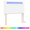 vidaXL LED huvuddyna Vit 100 cm Konstl&auml;der