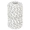 vidaXL B&aring;tlina fl&auml;tad vit 2 mm x 500 m polyester