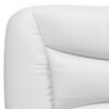 vidaXL Headboard Cushion "Hvar" White 152 cm Faux Leather
