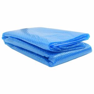 Rektangul&auml;rt poolskydd 450 x 220 cm PE bl&aring;tt