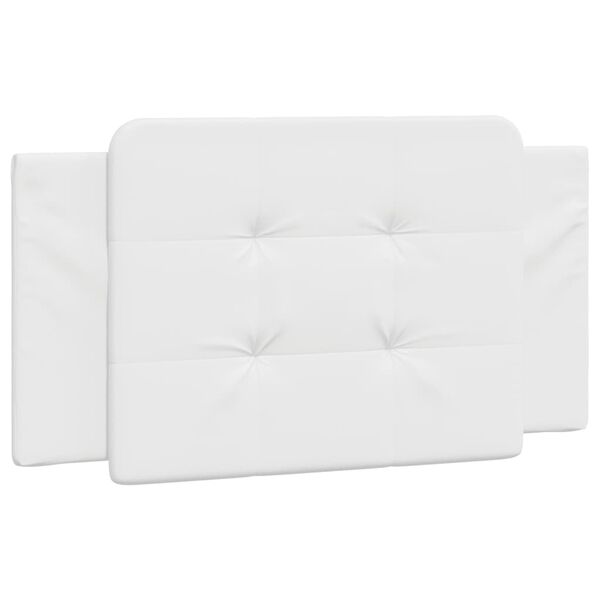 vidaXL Headboard Cushion "Zadar" White 100 cm Faux Leather