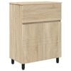 vidaXL Badrums vaskenhet Sonoma-ek 60 x 35 x 80 cm Konstruerat tr&auml;