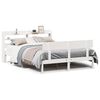 vidaXL S&auml;ngram utan madrass vit 160x200 cm massiv furu