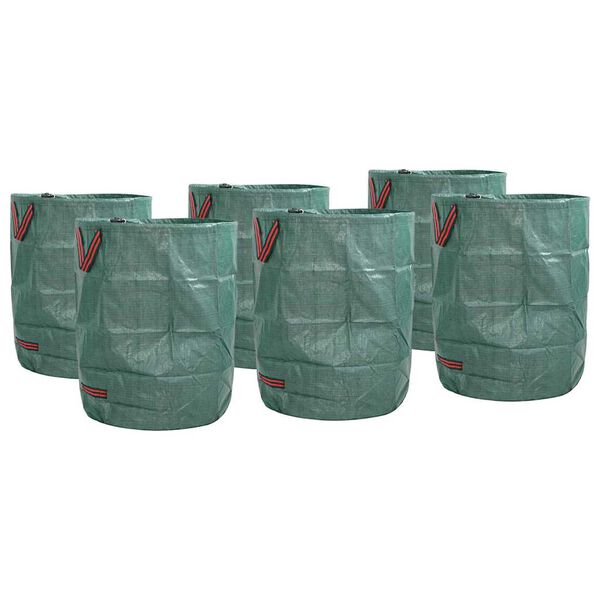 vidaXL Tr&auml;dg&aring;rdsavfallsp&aring;sar 12 pcs Gr&ouml;n 66 x 66 x 83,5 cm