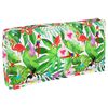 vidaXL Kudde Blommor Flerf&auml;rgsdesign 120 x 60 x 12 cm Oxford Tyg