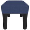 vidaXL Bänk blå 70x30x30 cm tyg