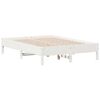 vidaXL S&auml;ngram utan madrass vit 140x190 cm massiv furu