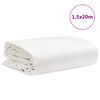 vidaXL Presenning vit 1,5x20 m 650 g/m&sup2;