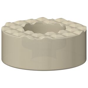 vidaXL Stolsben golvv&aring;rdare 2 st Transparent &Oslash; 15 x 16 mm PVC