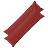 vidaXL Kudd&ouml;verdrag 2 st HOUTEN Vinr&ouml;d 40 x 145 cm Polyester