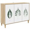 vidaXL Sideboard HANAU Sonoma-ek 102 x 33 x 75 cm Konstruerat tr&auml;