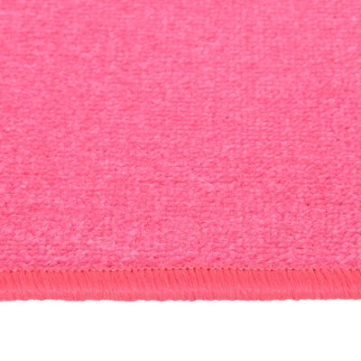 vidaXL Sovrumsmattor 3 st långhårig rosa