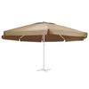 vidaXL Reservtyg f&ouml;r parasoll taupe 610 cm